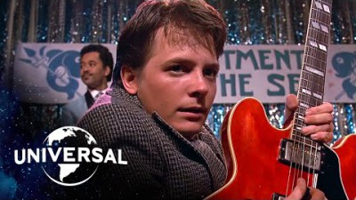 Back to the Future | Marty McFly Plays Johnny B. Goode and Earth Angel